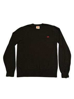 Levi Strauss & Co. Men's Original Housemark Sweater Black Sz: Med Check Desc